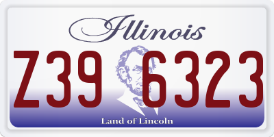 IL license plate Z396323