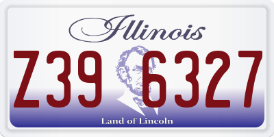IL license plate Z396327
