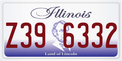 IL license plate Z396332