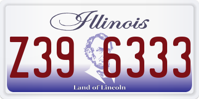 IL license plate Z396333
