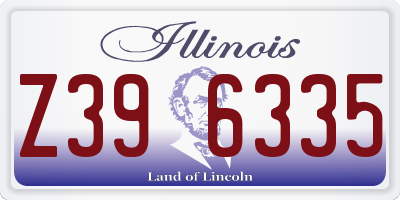 IL license plate Z396335
