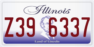 IL license plate Z396337