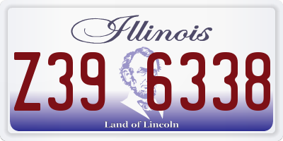 IL license plate Z396338