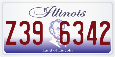 IL license plate Z396342