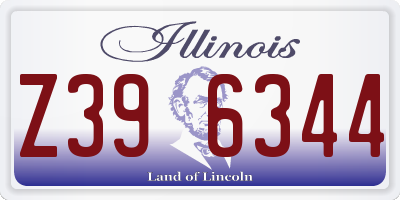 IL license plate Z396344