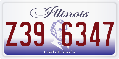 IL license plate Z396347