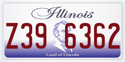 IL license plate Z396362
