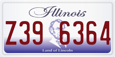 IL license plate Z396364
