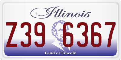 IL license plate Z396367