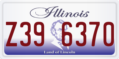 IL license plate Z396370