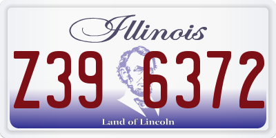 IL license plate Z396372