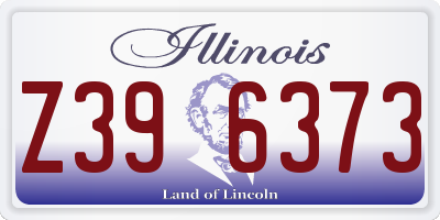 IL license plate Z396373