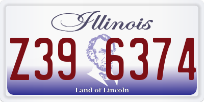 IL license plate Z396374