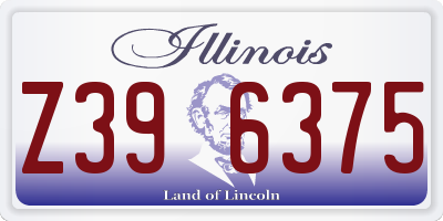 IL license plate Z396375