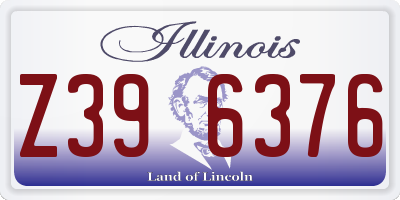 IL license plate Z396376
