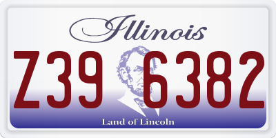 IL license plate Z396382