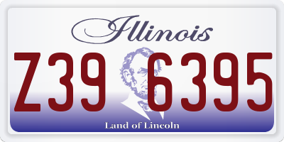 IL license plate Z396395
