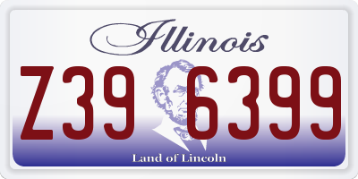 IL license plate Z396399