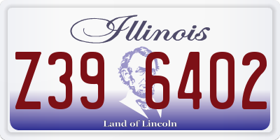 IL license plate Z396402