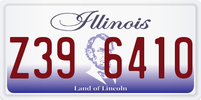 IL license plate Z396410