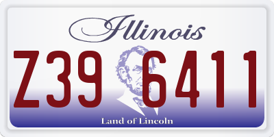 IL license plate Z396411