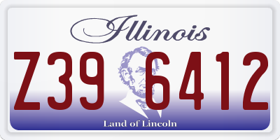 IL license plate Z396412