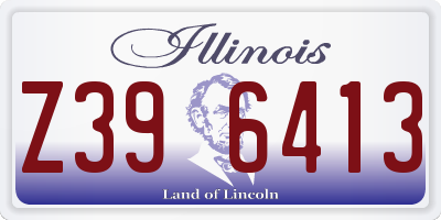 IL license plate Z396413