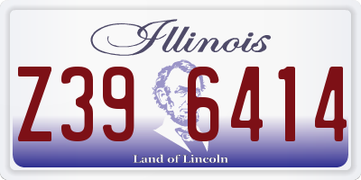 IL license plate Z396414