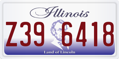 IL license plate Z396418