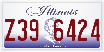 IL license plate Z396424