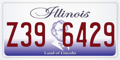 IL license plate Z396429