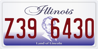 IL license plate Z396430