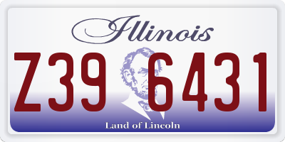 IL license plate Z396431