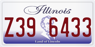 IL license plate Z396433
