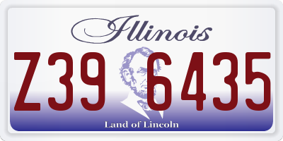 IL license plate Z396435