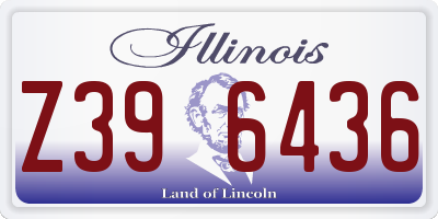 IL license plate Z396436