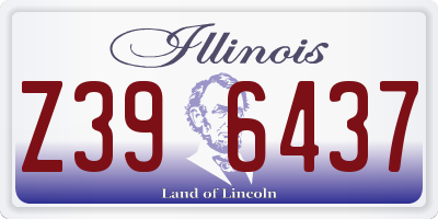 IL license plate Z396437