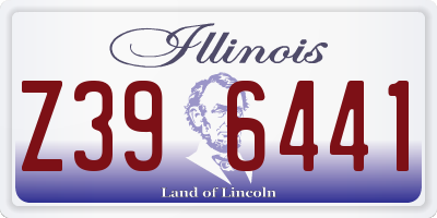 IL license plate Z396441