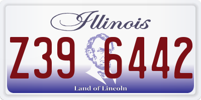 IL license plate Z396442