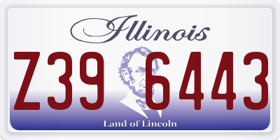 IL license plate Z396443