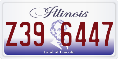 IL license plate Z396447