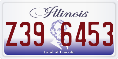 IL license plate Z396453