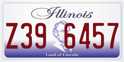 IL license plate Z396457