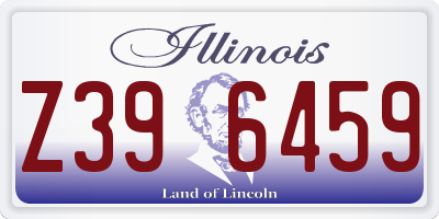 IL license plate Z396459