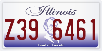 IL license plate Z396461