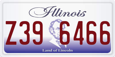 IL license plate Z396466