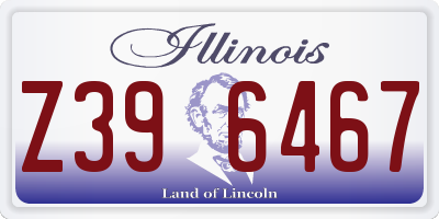 IL license plate Z396467