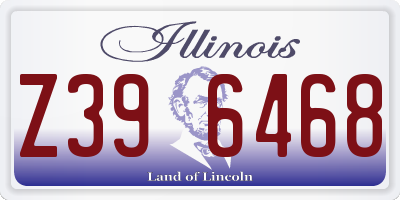 IL license plate Z396468