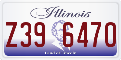 IL license plate Z396470