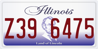IL license plate Z396475